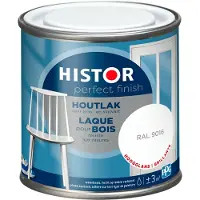 Histor Perfect Finish houtlak RAL 9016 hoogglans 250 ml
