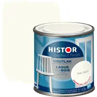 Histor Perfect Finish houtlak RAL 9003 hoogglans 250 ml