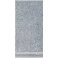 Marc O'Polo Melange Douchelaken Blue/Off White 70x140