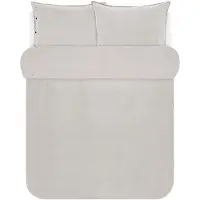 Marc O'Polo Dekbedovertrek Senja Soft Oatmeal Katoen-200 x 200 / 220 cm | 2-Persoons