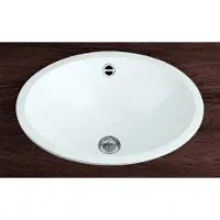 Alape Eb serie inbouw wastafel 55,5x42,5cm wit