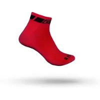 Gripgrab - Classic Low Cut Zomer Fietssokken 1 Paar Korte Coolmax Sokken - Rood - Unisex - Maat S (38-41)