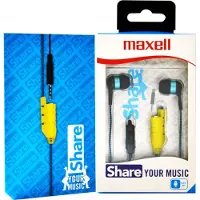 Maxell EB-Share In-Ear kleur Blauw-Zwart