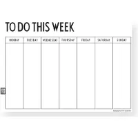 Design Letters weekplanner A4