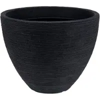 Gardalux Bloempot | | Ø 40 cm (Polyethyleen, Binnen/Buiten, Antraciet)
