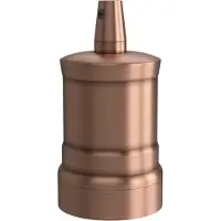 Calex E27 Lamphouder | Max 60W | Peak Model | Aluminium Mat Koper