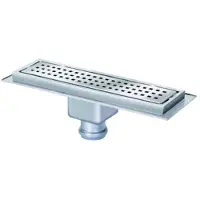 Van den berg afvoergoot 30cm met flens onderafvoer 50 mm RVS