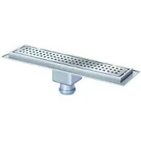 Van den berg afvoergoot 40cm met flens onderafvoer 50 mm RVS