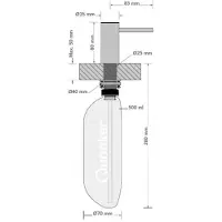 Quooker Nordic Zeeppomp Zwart