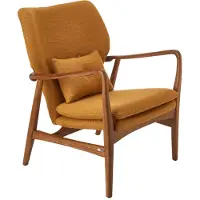 Pols Potten Chair Peggy Fabric Smooth Ochre