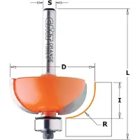 Cmt - Bolle radiusfrees met kogellager, HW - Snijgereedschappen