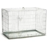 Beeztees Hondenbench 2-deurs Zilver 109 X 69 X 75 Cm