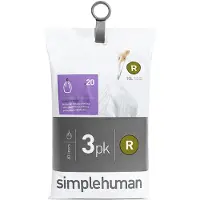 Simplehuman Vuilniszakken Code R - 10 Liter (60 stuks)