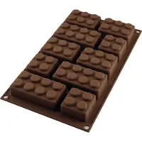 Silikomart Easychoc Choco Block silicone bruin