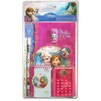 Disney Frozen schrijfset met rekenmachine roze 6-delig