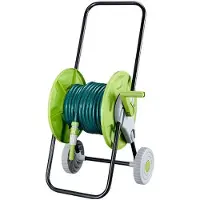 Central Park Slangenwagen + Tuinslangset Groen-zwart
