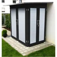 Weka GartenQ tuinhuis, maat 1, antracietkleur