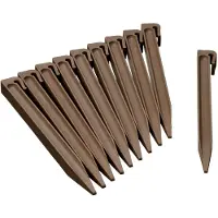 Nature Grondpen Borderrand Bruin 10 Stuks
