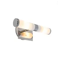 QAZQA Moderne Chrome Wandlamp met 2 Lampen IP44 - Bath
