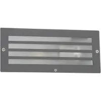 QAZQA Moderne inbouwlamp donker grijs IP44 - Hurricane