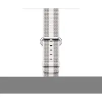 Apple Watch 38mm White Stripe Woven Nylon Horlogeband