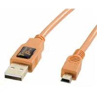 Tether Tools TetherPro USB 2.0 A/MiniB 5 Pin 4,6m oranje