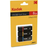 Kodak USB2.0 K100 8GB 3-Pack