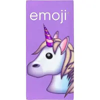 Emoji Strandlaken Unicorn 70 x 140 cm - Katoen