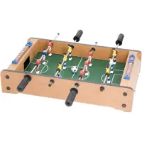Out of the blue Mini Voetbaltafel - Hout - 51 x 31 cm - Compact Tafelvoetbal