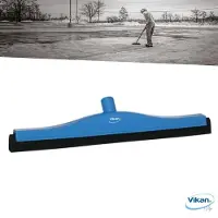 Vikan 7753-3 klassieke vloertrekker 50cm blauw, vaste nek, zwarte cassette