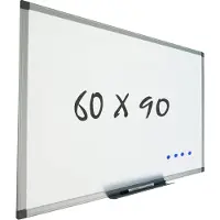 Ivol Whiteboard voor wandmontage - Magnetisch - 60x90 cm