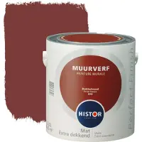 Histor Perfect Finish muurverf baskisch rood mat 2,5 liter