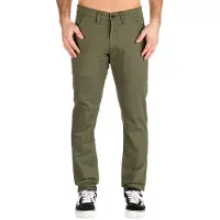REELL - Flex Tapered Chino - Vrijetijdsbroek 36 - Length: 32, olijfgroen