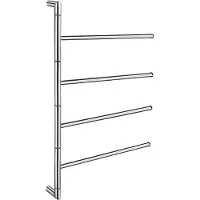 Smedbo Handdoekenstang Outline Lite 4 Arms 41x6x62 cm RVS Gepolijst