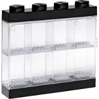 LEGO Opbergbox Lego Minifiguren Zwart 8-delig