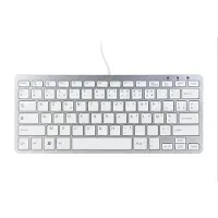 R-Go Tools R-Go Compact KB AZERTY Wit Bedraad