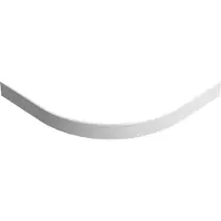 Van Marcke GO Douchepaneel kwartrond van marcke helion 90x90x10 cm kunststofcomposiet wit