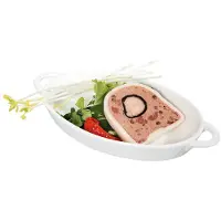 Hendi Ovale Tapas Serveerschaal met grepen | 6 stuks