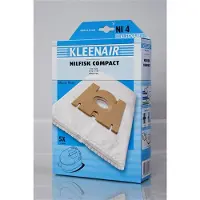 Kleenair 5 Micro Fiber Stofzuigerzakken Nilfisk Compact C20 + 1 Filter