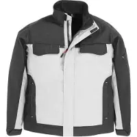 FHB Ernst Werkjack Twill Wit-Antraciet maat L heren