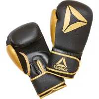Reebok bokshandschoenen zwart/goud (12oz)