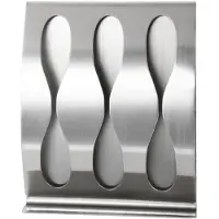 HaverCo Tandenborstelhouder RVS tandenborstel houder van Roestvaststaal voor 3 borstels / HaverCo