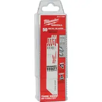 Milwaukee RECIPROZAAGBLAD SAWZALL METAAL THIN KERF 150 MM 18-TPI (50 STUKS)
