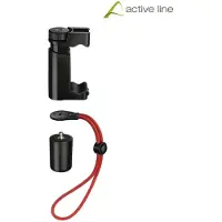 Hama 183389 Smartphone-videohouder met greep, 10cm, 1/4