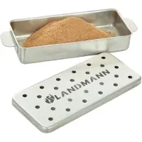 Landmann LandmannSelection rvs BBQ rookbox 700ml, gas-/houtskoolbarbecue 12x27,5x4,5 cm