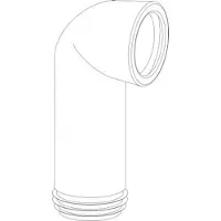 Wisa closetafvoerbocht universeel 235 mm 303e