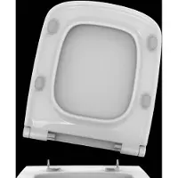 Pagette Slim DS closetzitting met softclosing en quickrelease Wit