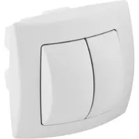 Geberit Pneumatische Handdrukker 2-Toets Bediening Inbouw Alpien Wit