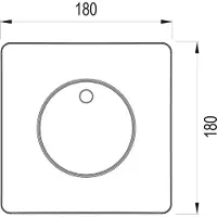 Wisa Gaia afdekplaat so gaia voor excellent quadro Wit