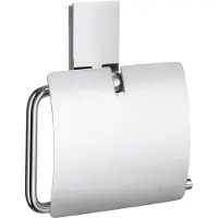 Smedbo Toiletrolhouder Pool Met Klep 14.3 x 14 cm Chroom